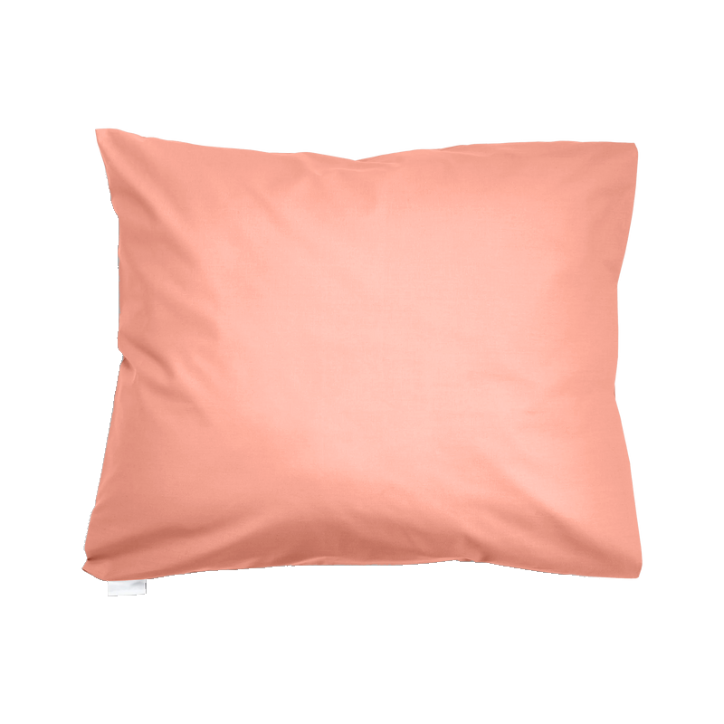 Full Size Cotton Pillowcase — Peach Coral