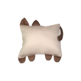 Mini Cotton Pillowcase — Purrfect Paws Beige Cat