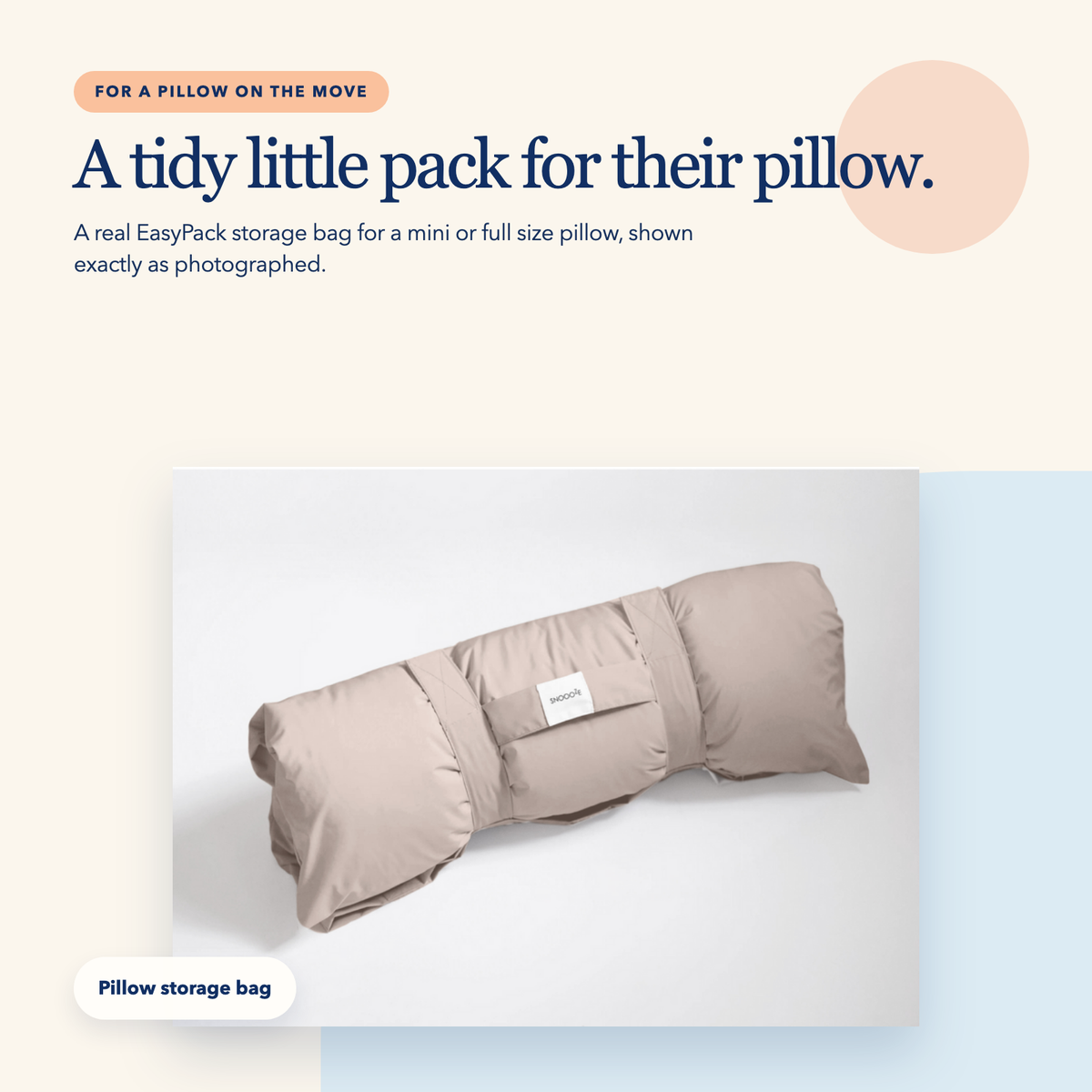 EasyPack Pillow Storage Bag