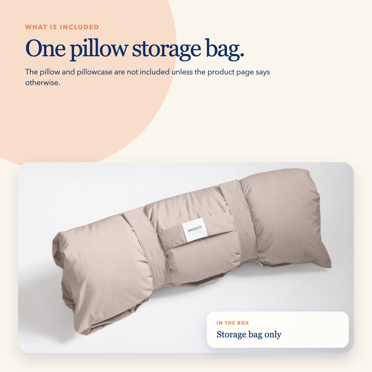 EasyPack Pillow Storage Bag