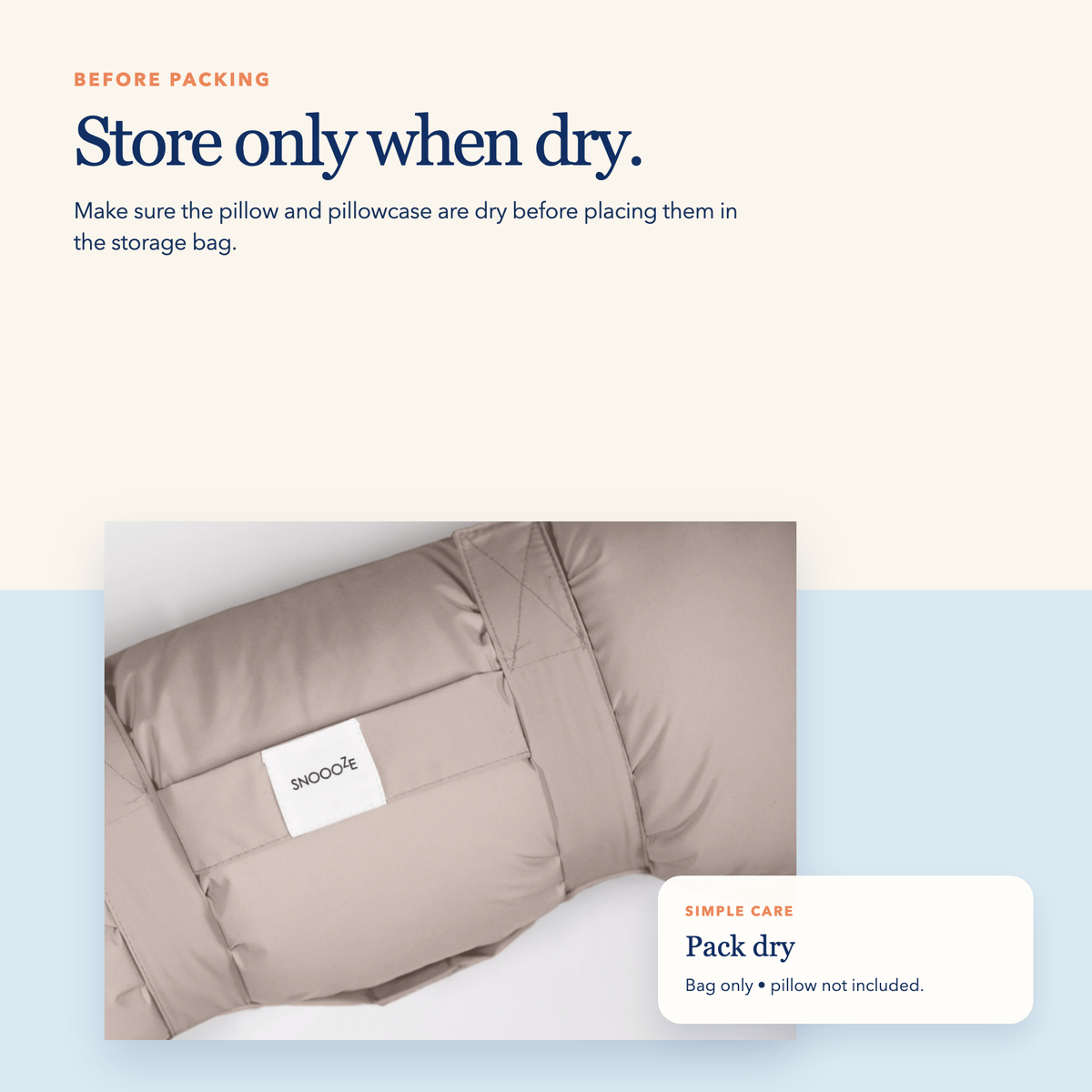 EasyPack Pillow Storage Bag