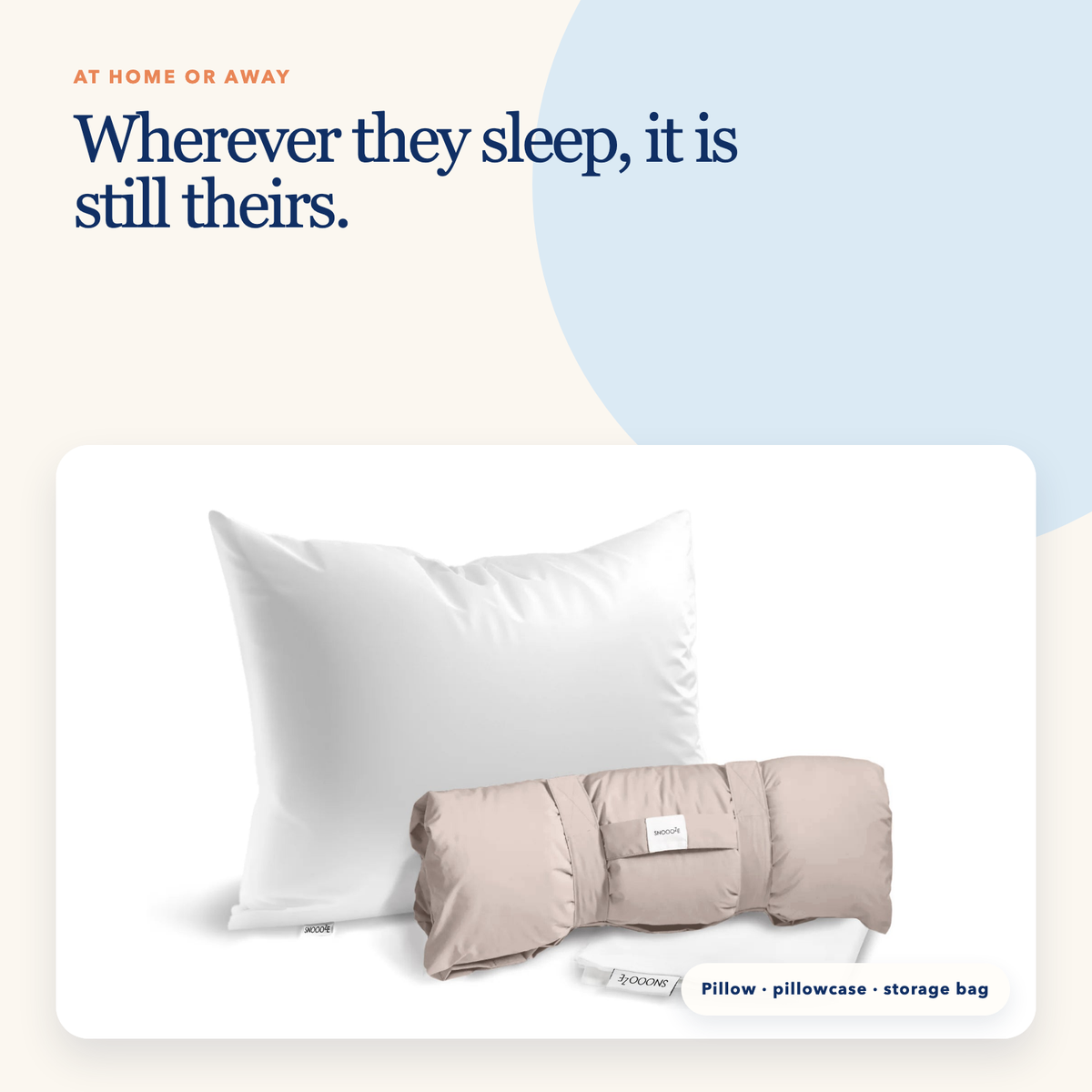 Goose Down Full Size Children’s Pillow