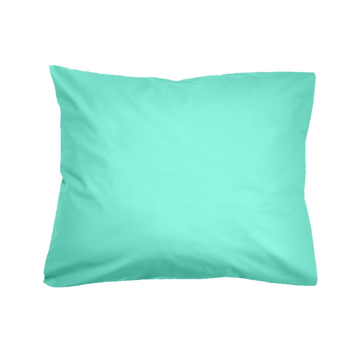 Mini Cotton Pillowcase — Aqua Mist
