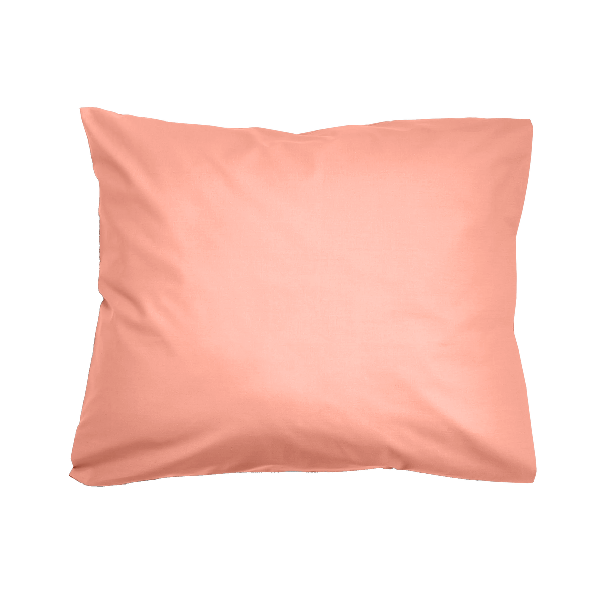 Mini Cotton Pillowcase, Peach Coral