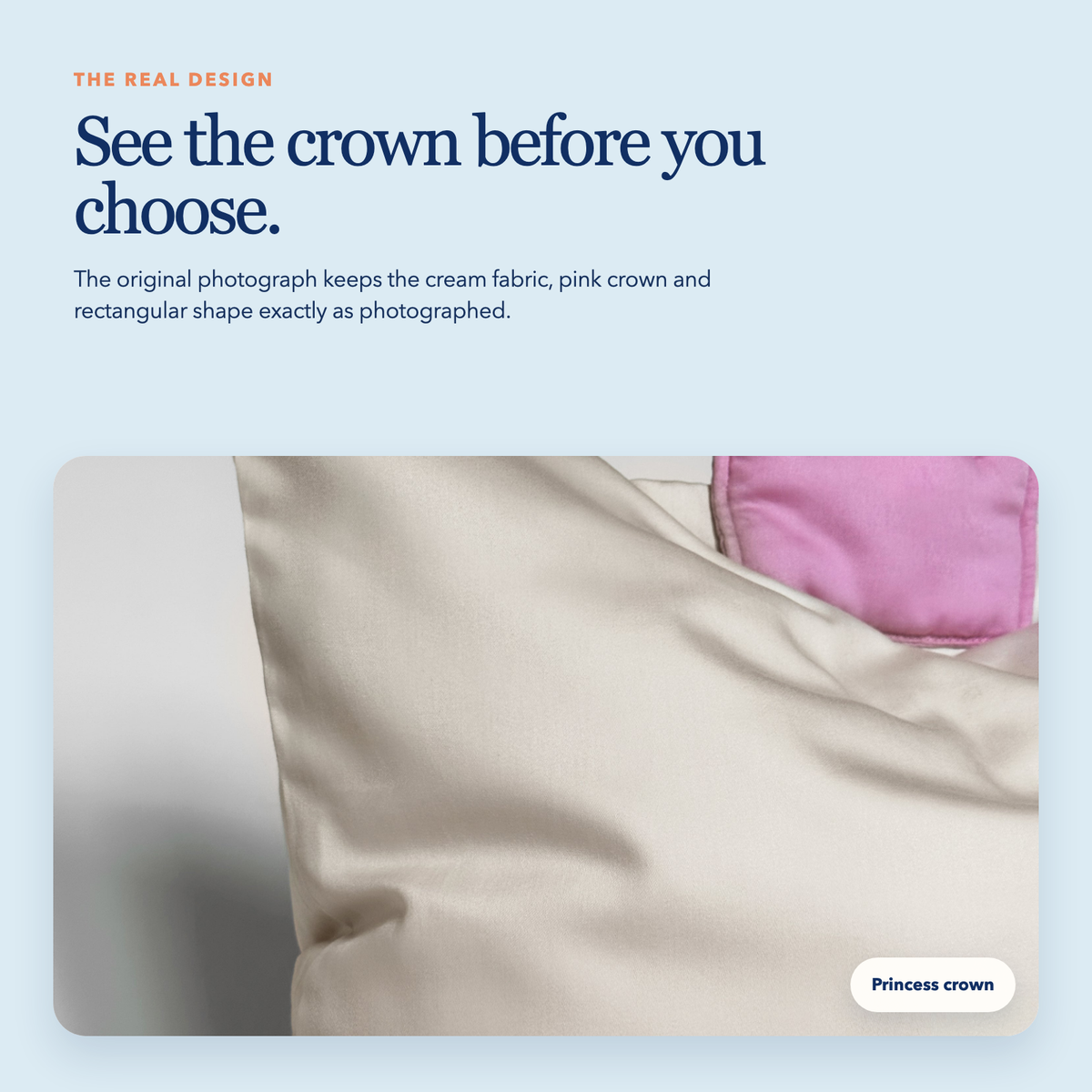 Princess Cotton Full Size Pillowcase, image 2 of 5