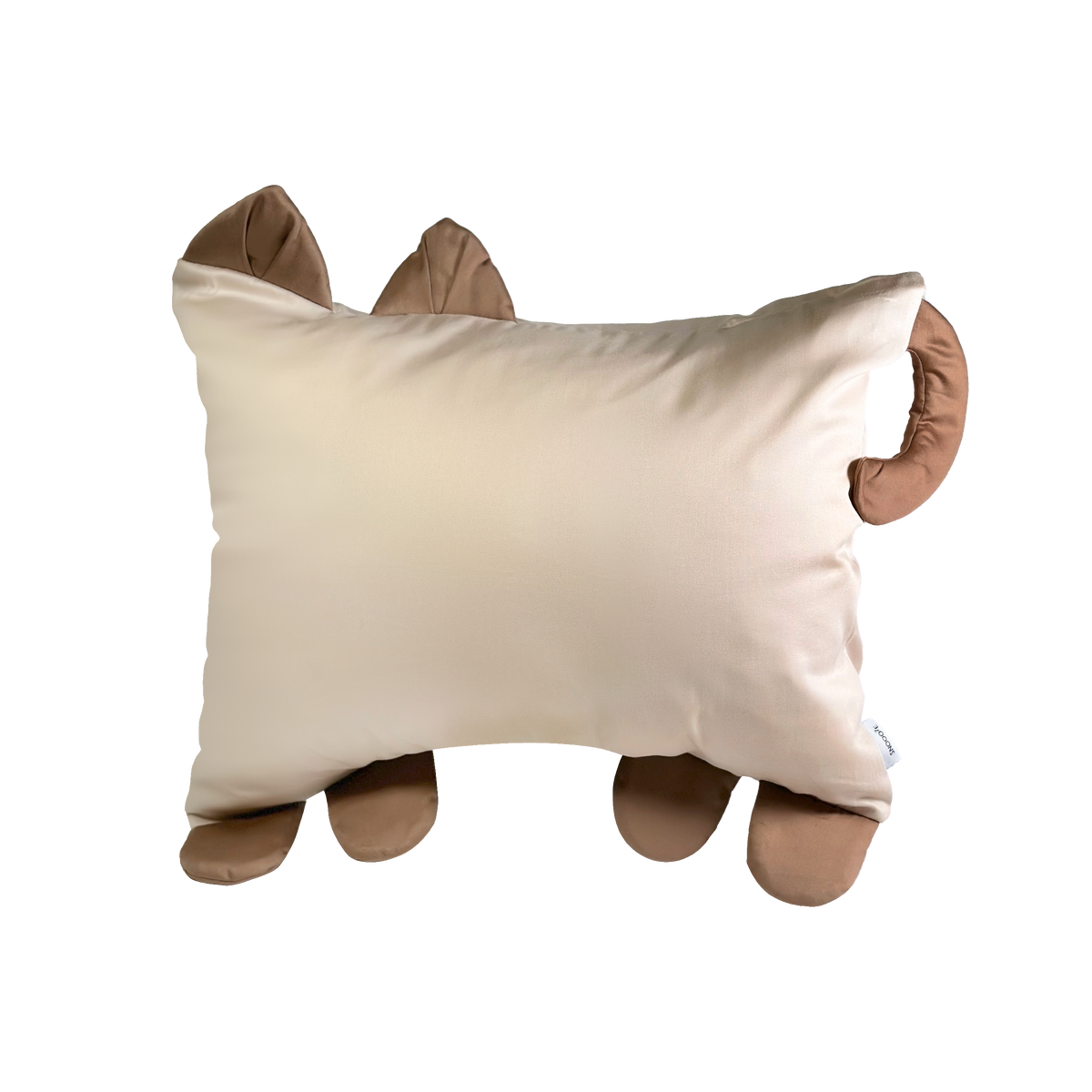 Full Size Cotton Pillowcase — Purrfect Paws Beige Cat