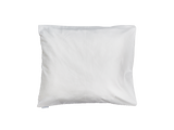 Full Size Striped Cotton Pillowcase — White