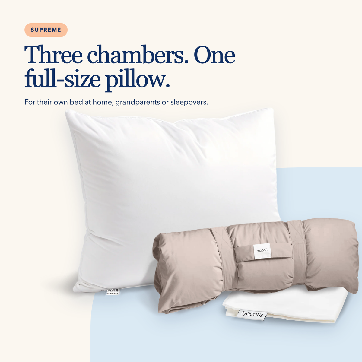 Supreme 3-Chamber Full Size Children’s Pillow